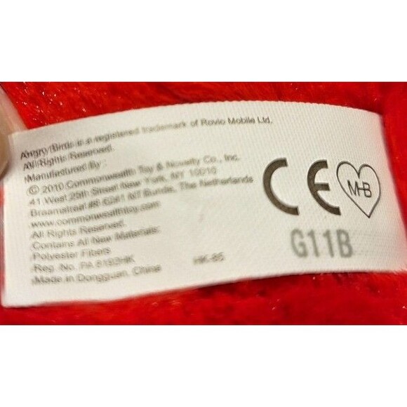 Angry Birds  Jewel Red Pedro Plush Lot Do not Work - Picture 7 of 10